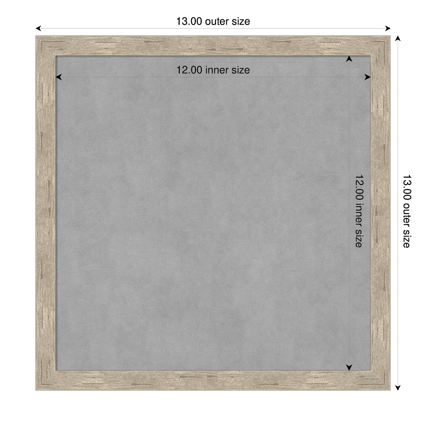 Imprint Wood Framed Magnetic Board