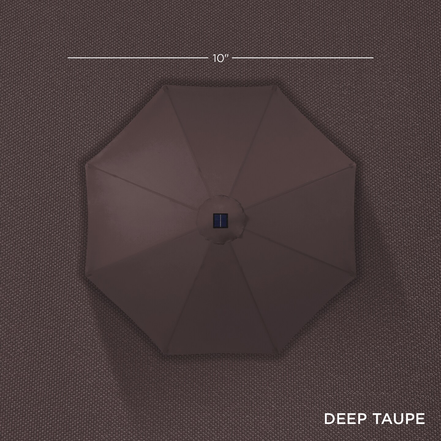 Best Choice Products 10ft Solar LED Lighted Patio Umbrella w/ Tilt Adjustment, UV-Resistant Fabric