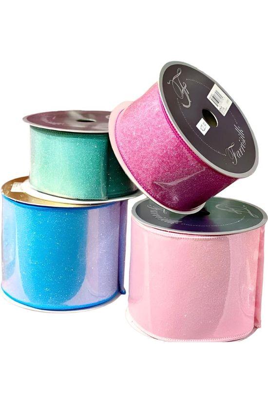 4&#x22; Sugar Candy Ribbon: Light Pink (10 Yards)