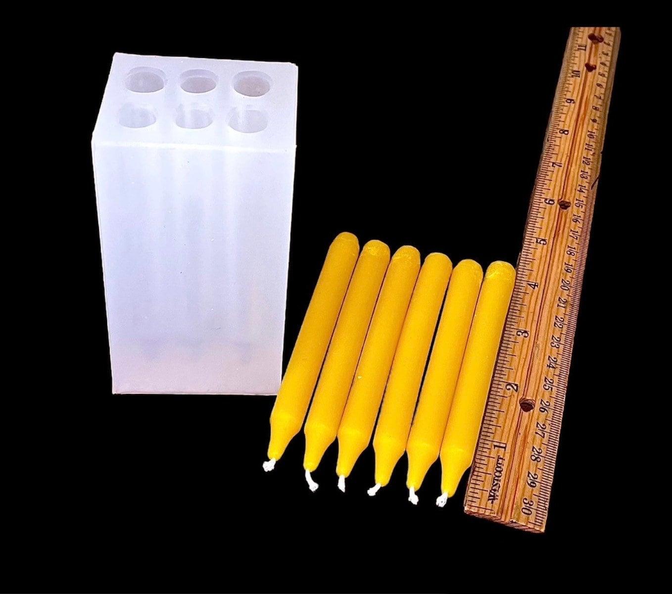 Silicone chime candle mold 4” mini taper Mold spell candle mold  MakerPlace by Michaels