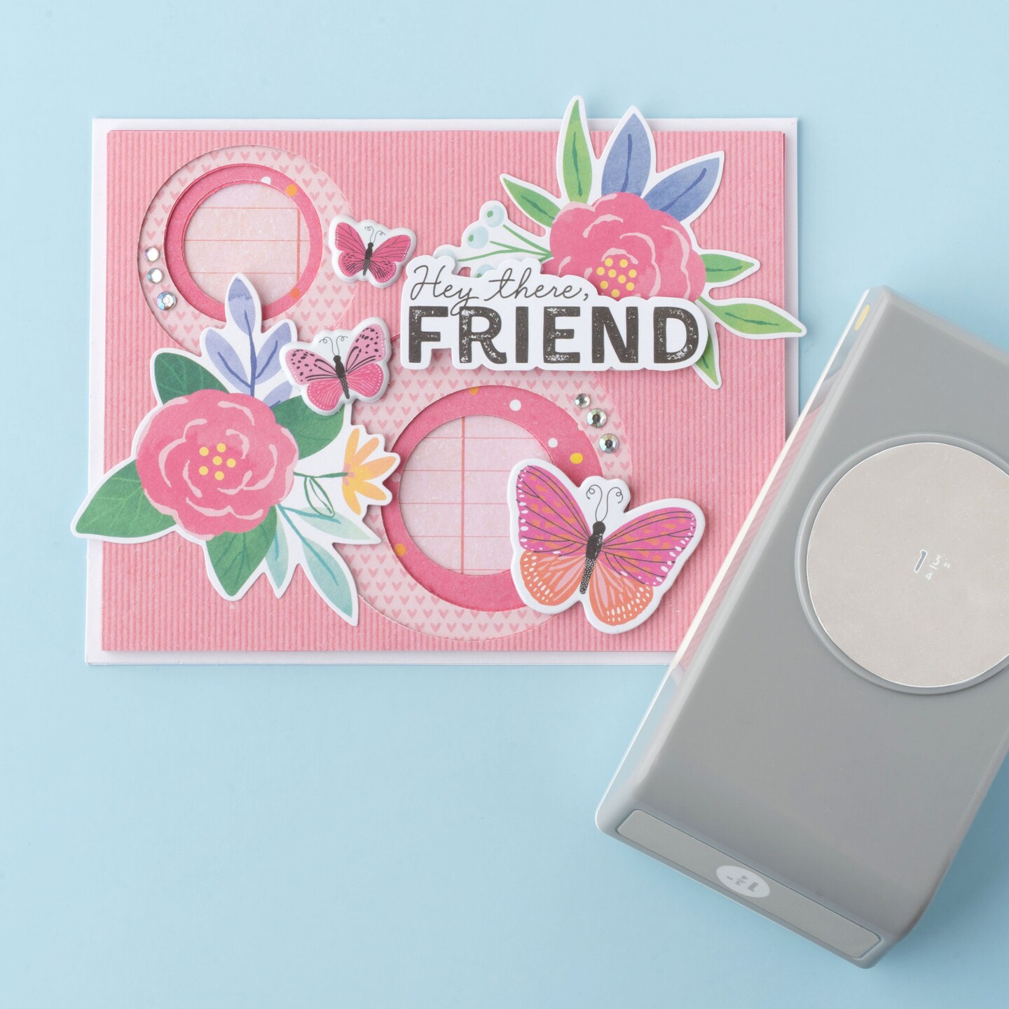 EK Tools Large Circle Punch, 1.75 inch with Safety Lock - Create Precise Circles with Paper or Cardstock - Hole Puncher for Handmade Cards, Scrapbooking, Gift Tags, DIY Cupcake Toppers, and Crafts