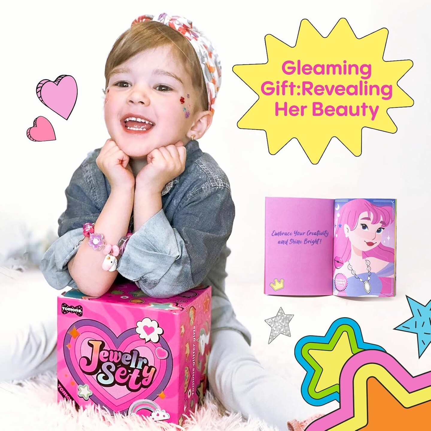 Bracelet Making Kit for Girls Ages 6-12 Year Old, Jewelry Making Kit- Birthday for 6 7 8 10 11 12 Year Old Girl