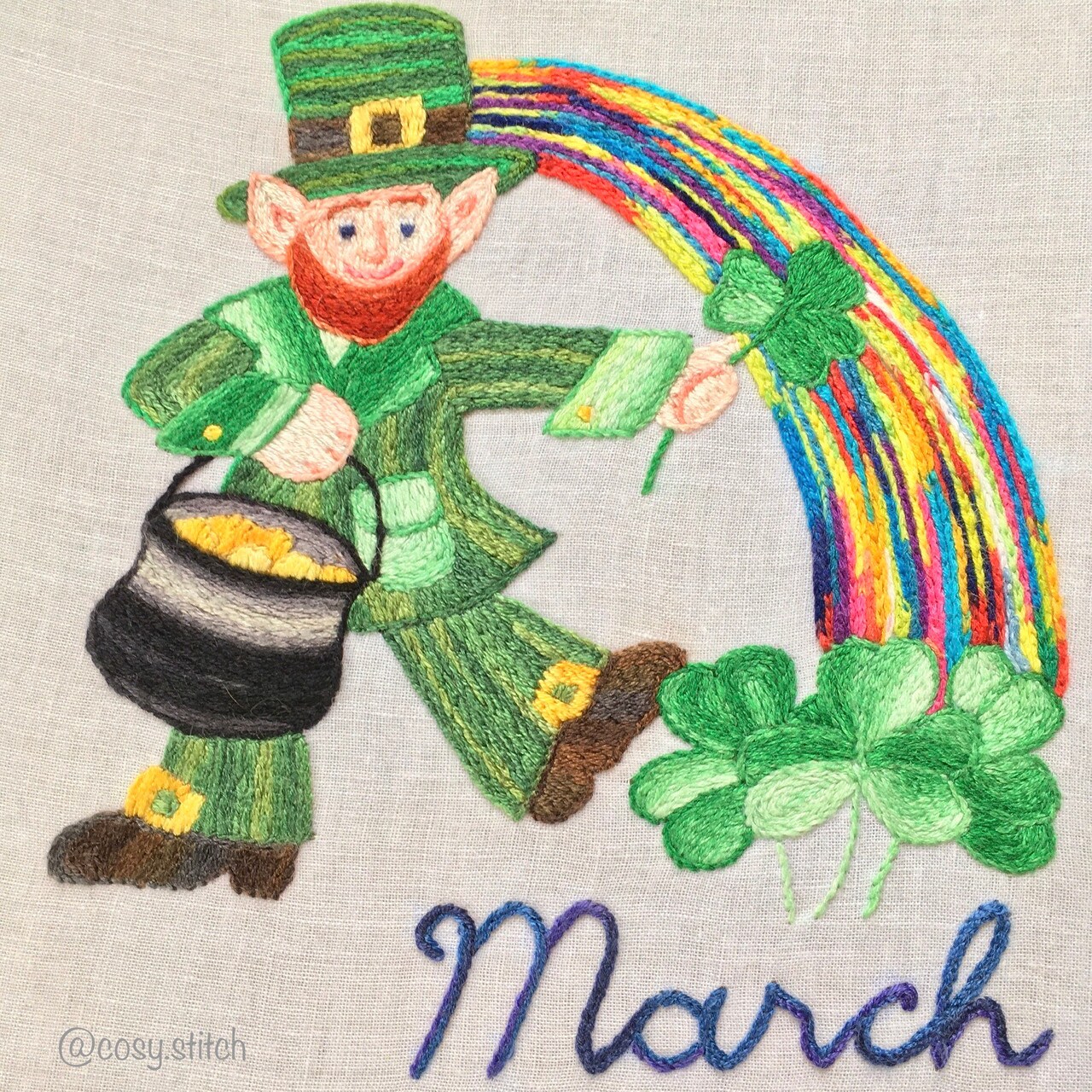 Aunt Martha's Monthly Madness 3995 embroidery iron on pattern
