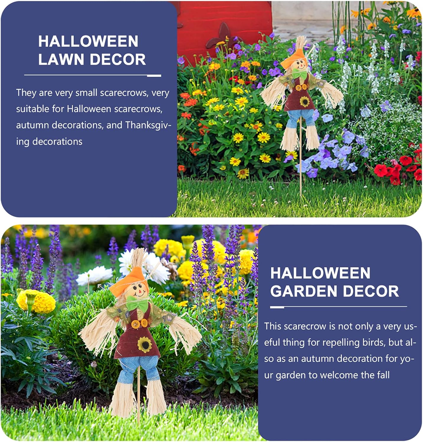 4PCS Halloween Scarecrow Decorations