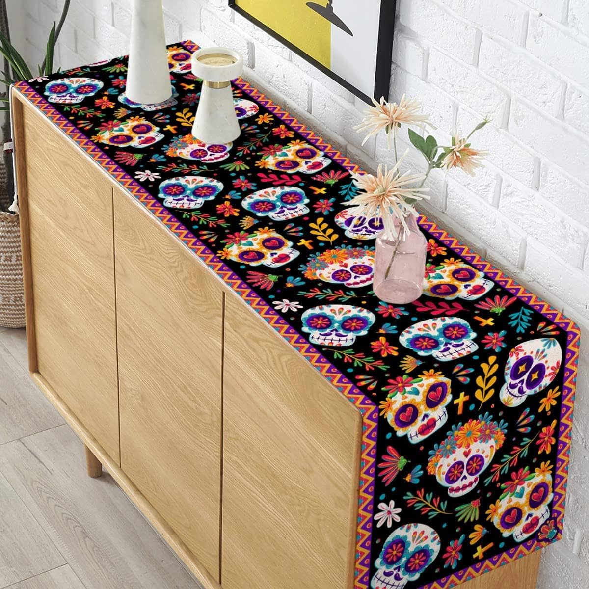 Dia De Los Muertos Mexican Festival Holiday Kitchen Dining Room Home Decoration (Multi-color)