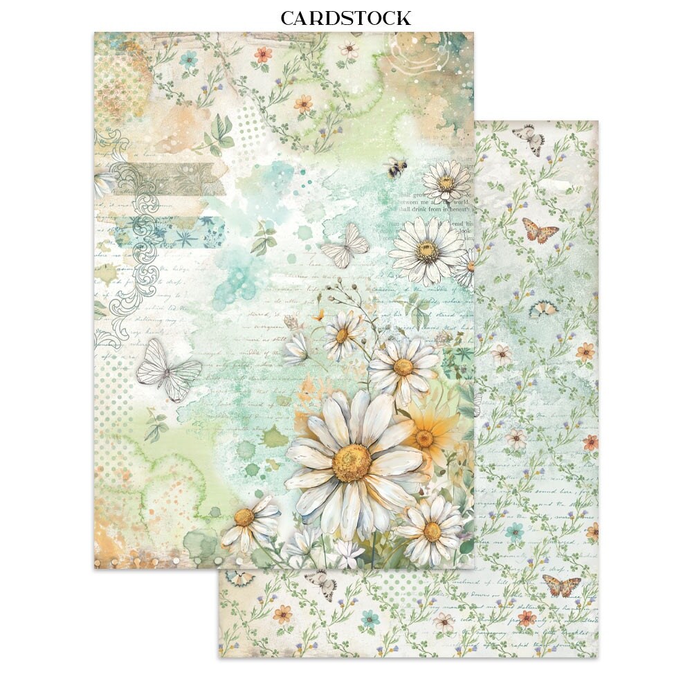 Stamperia Junk Journal Stickers, Cut-outs & Backgrounds-Daisy Art