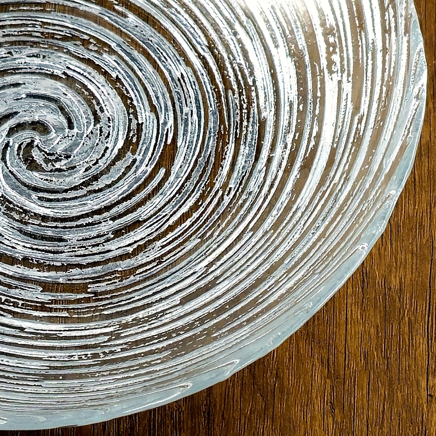 Handmade Glass Bowl Vortex Swirl Design for Everyday and Special Use