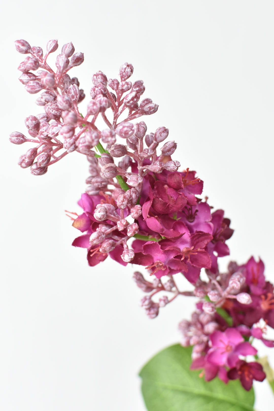 34.5&#x22; Faux Vibrant Pink/Purple Lilac Stem