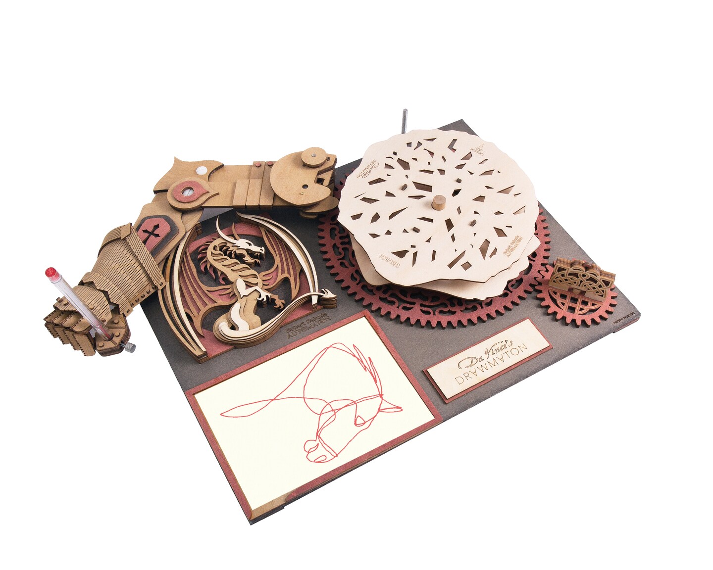 ROKR Da Vinci’s Drawing Machine Reborn The Slayer 3D Wooden Puzzle SD002