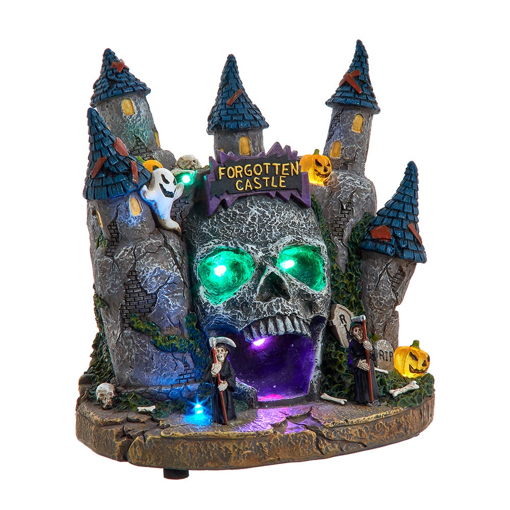 Lighted Skull Castle with Color Changing LED Entrance | Michaels