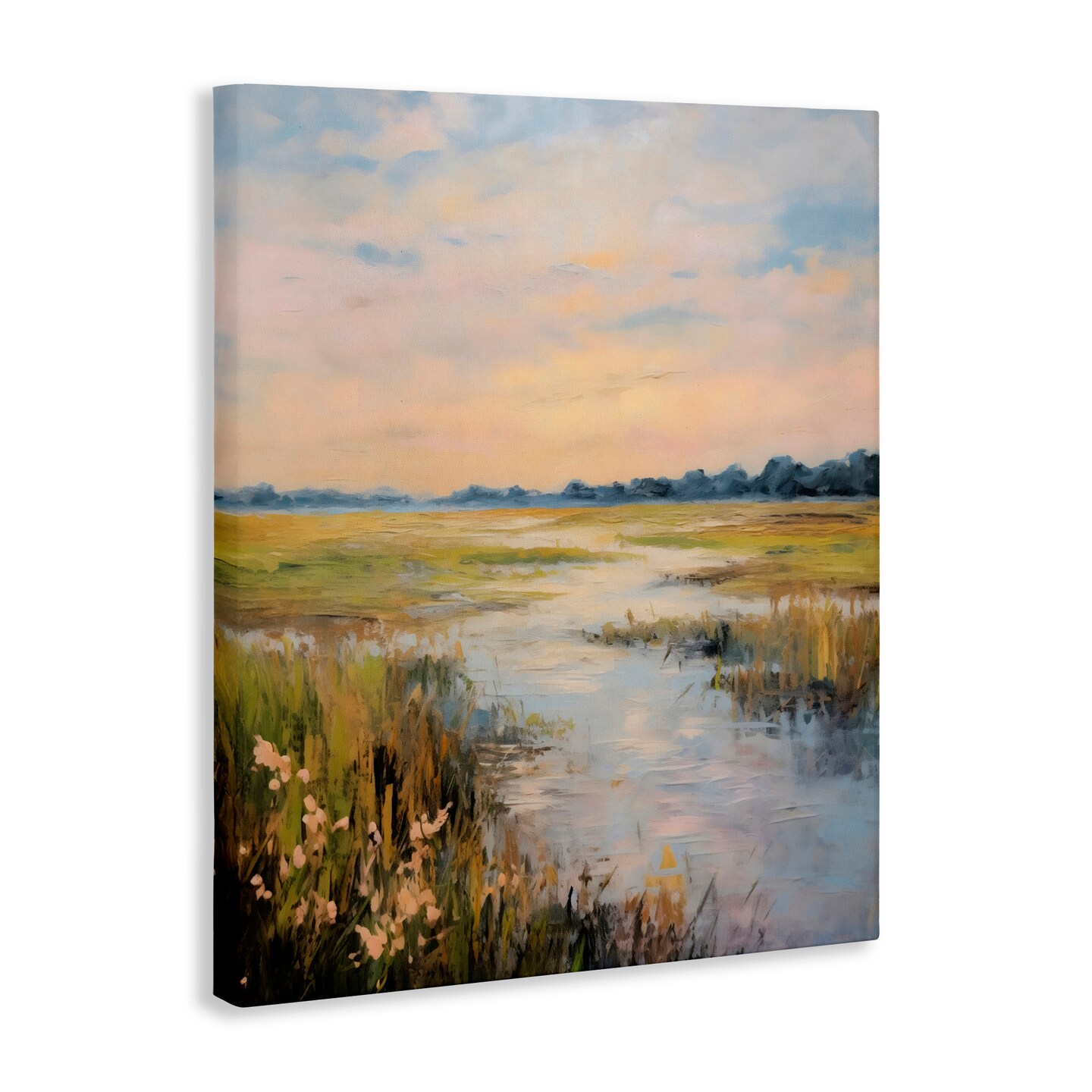 Stupell Industries Summer Marsh Stream Canvas Wall Art, design by Creative Studio
