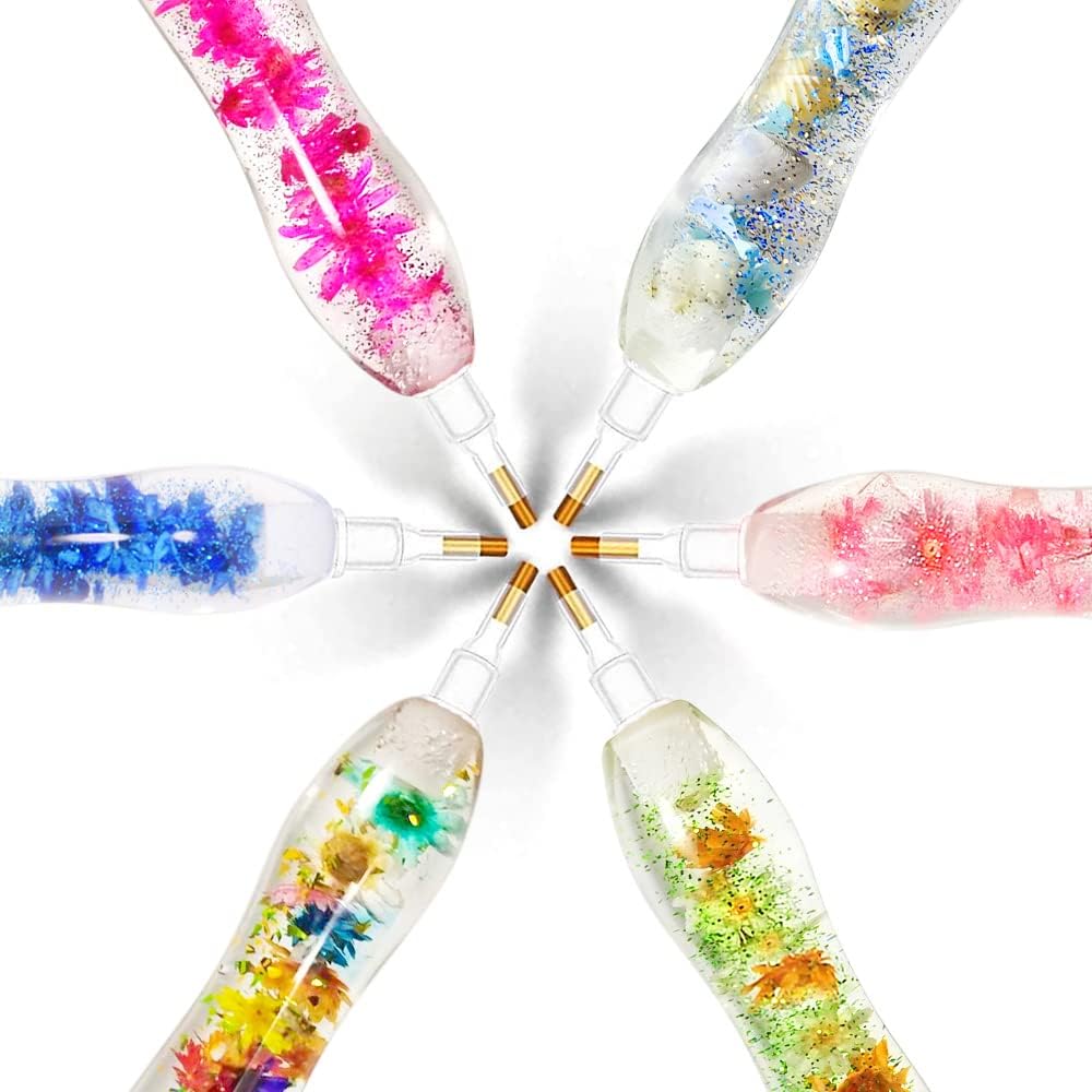Colorful Flowers 5D Diamond Painting Art Drill Tool Pen Kits Resin Gem Picker for Adults with Pen Tip for Bead Dot Nail Art