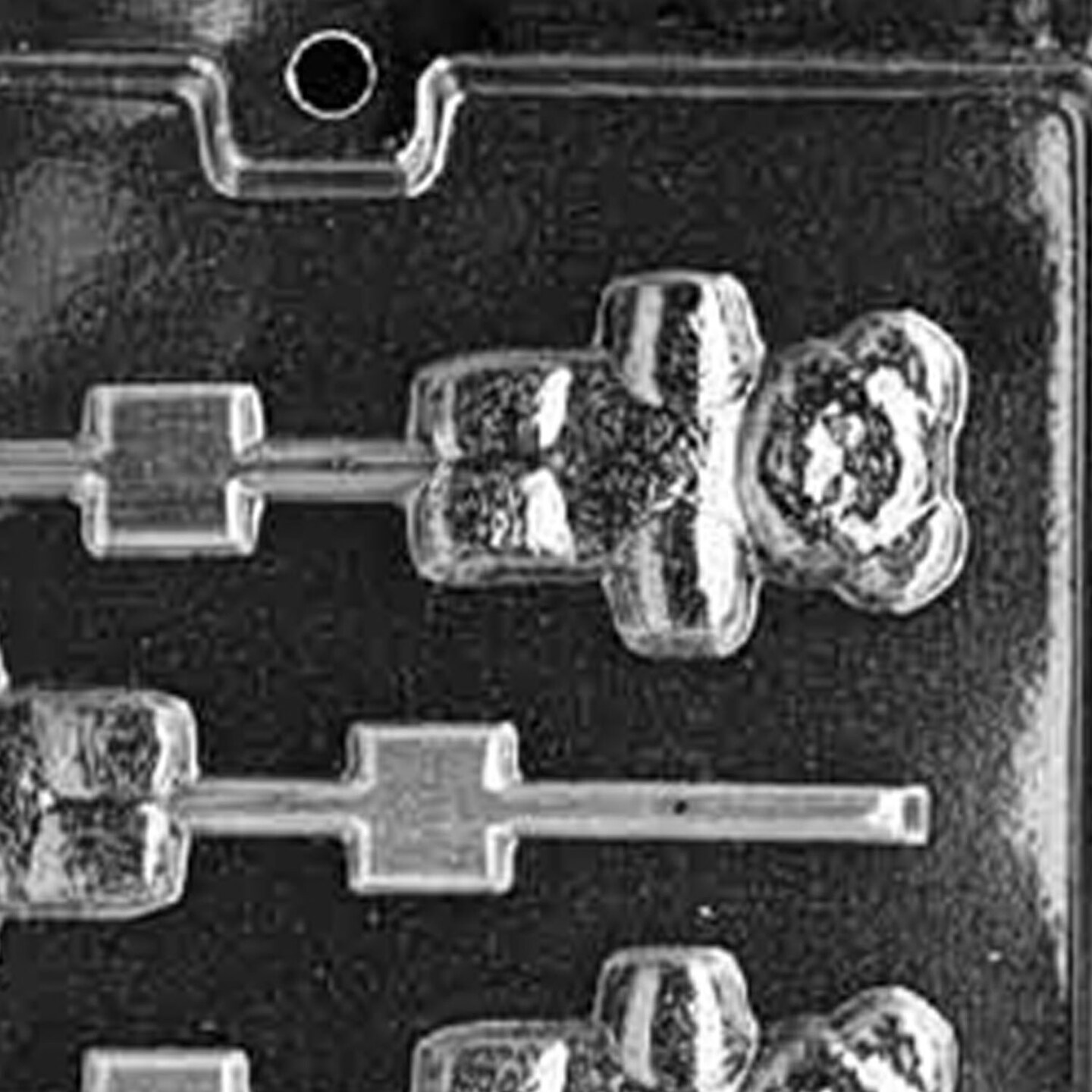 Teddy Bear Chocolate Lolly Mold