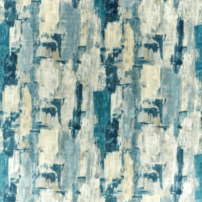 1 Yard Abstract Viscose Cotton Linen Print Fabric for Upholstery and Home D&#xE9;cor Projects