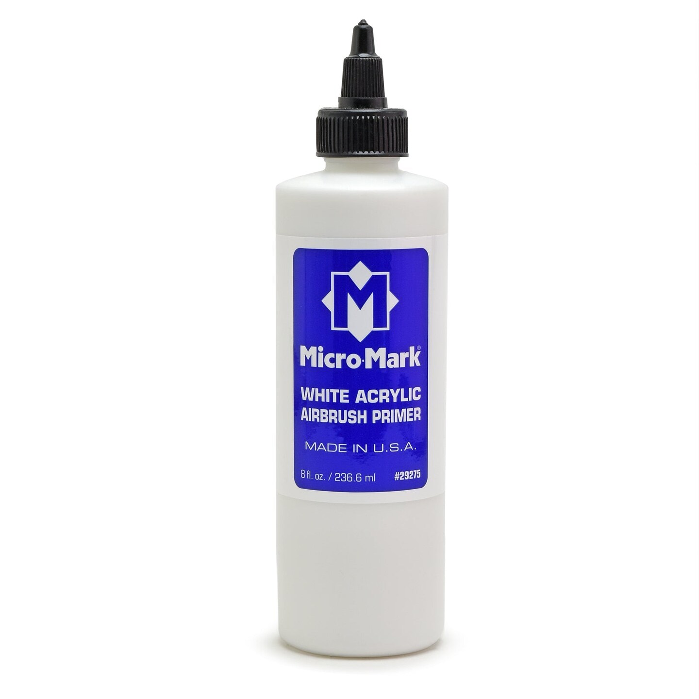 Micro-Mark White Acrylic Airbrush Primer, 8oz