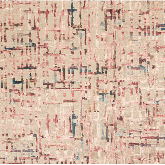 1 Yard Modern Abstract Velvet Upholstery Fabric Polyester Cotton Viscose Luxury Blend