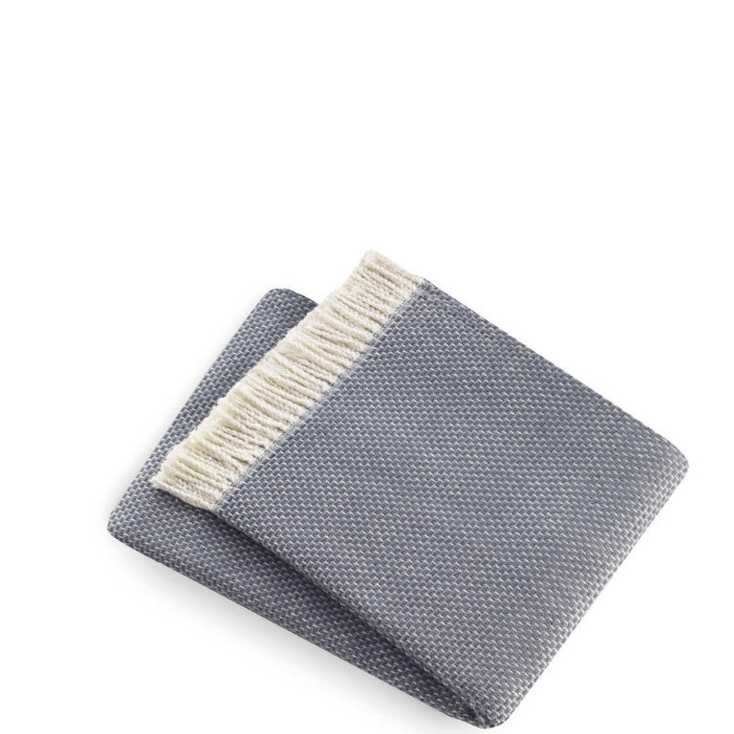 Edge Collections - 0.5" x 70" - Gray - Textured Links Pattern Throw Blanket for Comfort and Style - 1 Piece