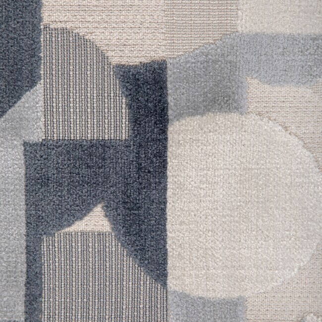 1 Yard Modern Abstract Geometric Velvet Upholstery Fabric Polyester Rayon Blend