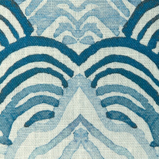 1 Yard Modern Abstract Printed Linen Drapery Fabric 100 Percent Premium Quality