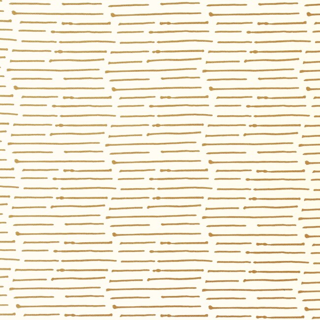 1 Yard Modern Painterly Stripe Linen Cotton Fabric for Drapery Cushions and Interiors