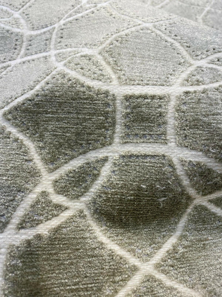 1 Yard Sage Green Chenille Upholstery Fabric Lavish Woven Pattern Durable Studio 54 Inch width