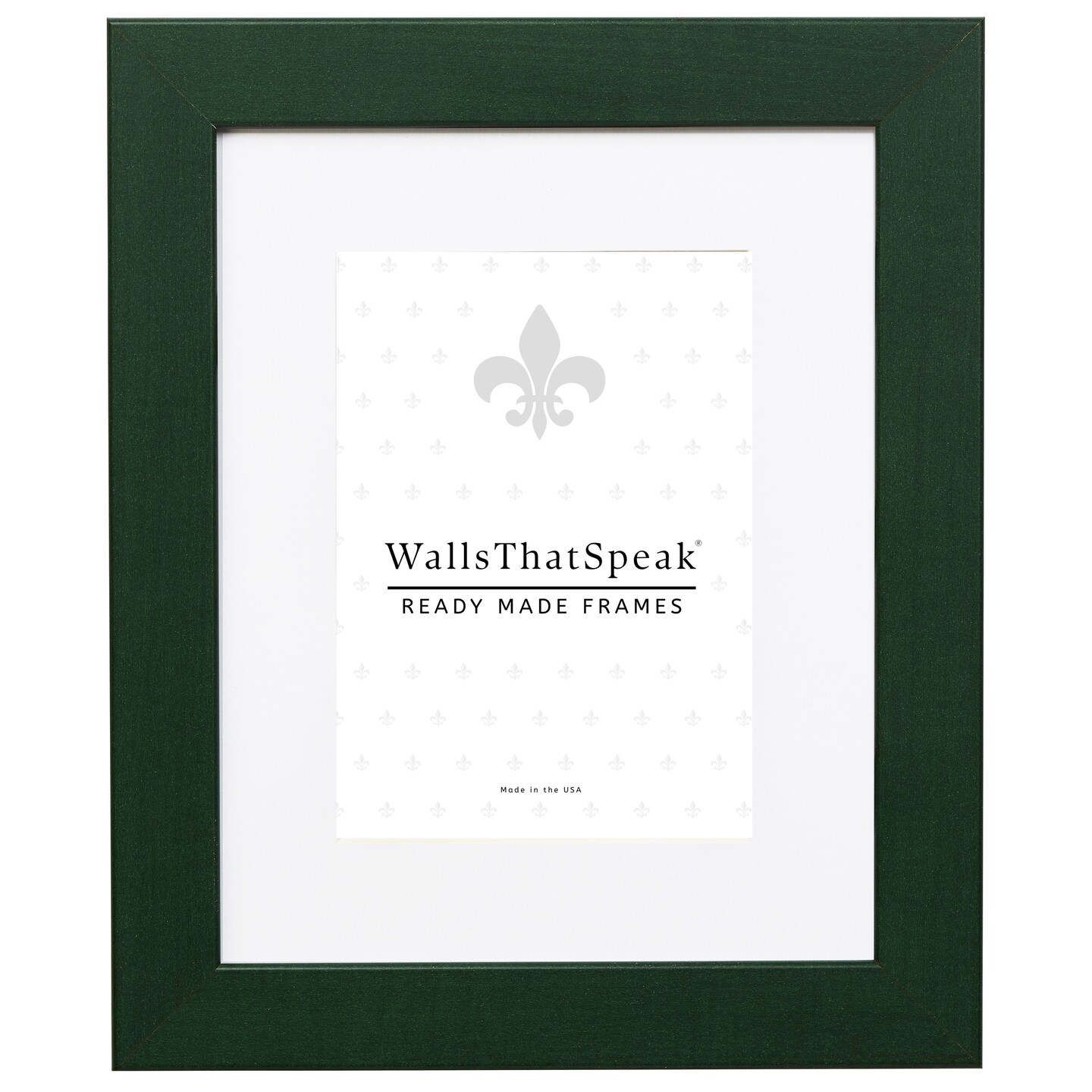 8x10 Matted Picture Frame, Colori 125 1.25 Inch MDF Moulding, Wall Display Frame for Art, Posters, or Photos by wallsthatspeak