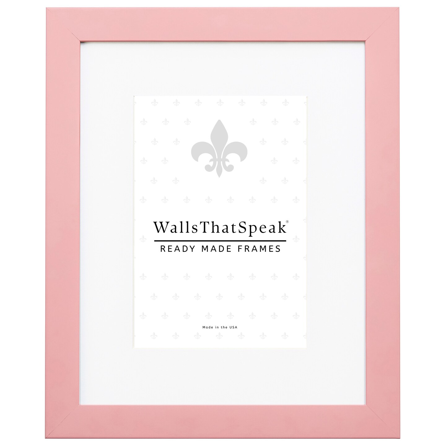 11x14 Matted Picture Frame, Confetti 0.875 Inch Wood Moulding, Wall Display Frame for Art, Posters, or Photos by wallsthatspeak