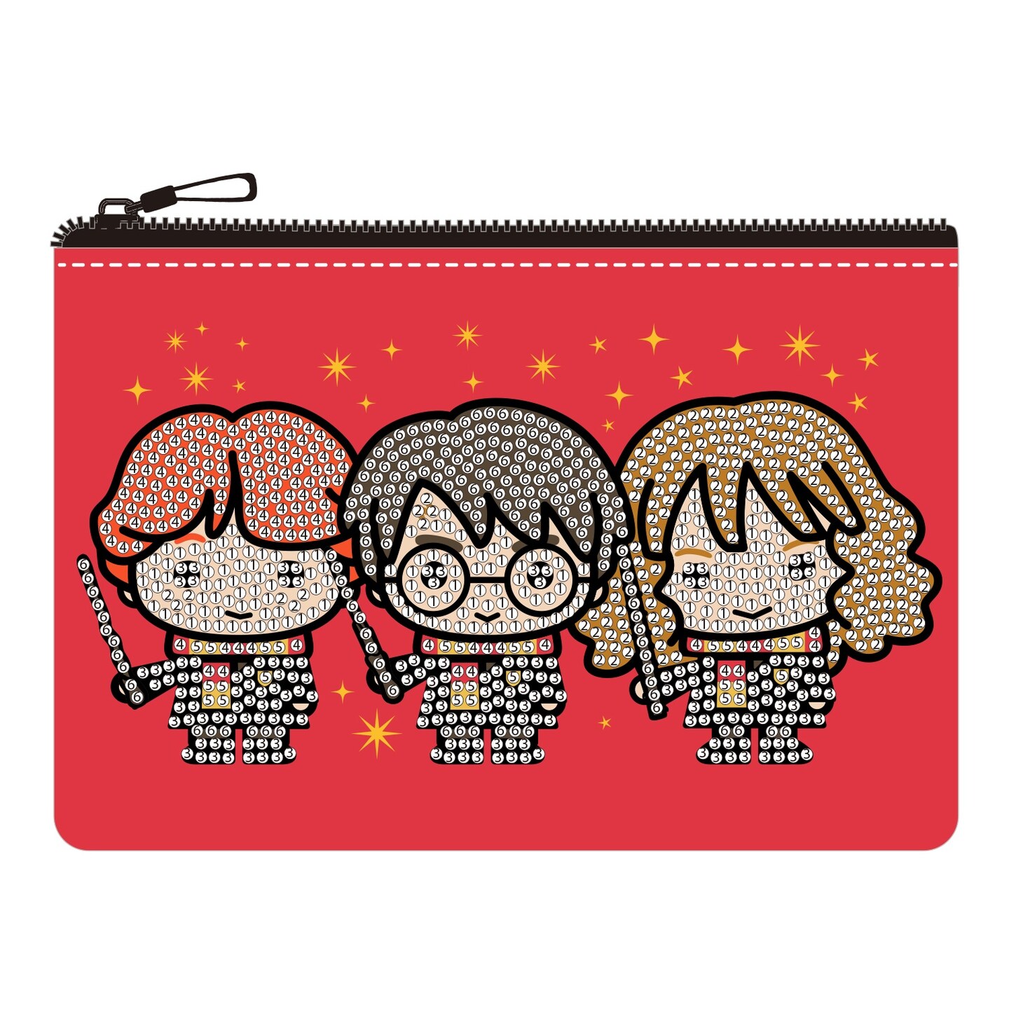 Camelot Dots Diamond Art Kit 7.5"X4.75"-Harry Potter World Pals Zip Pouch