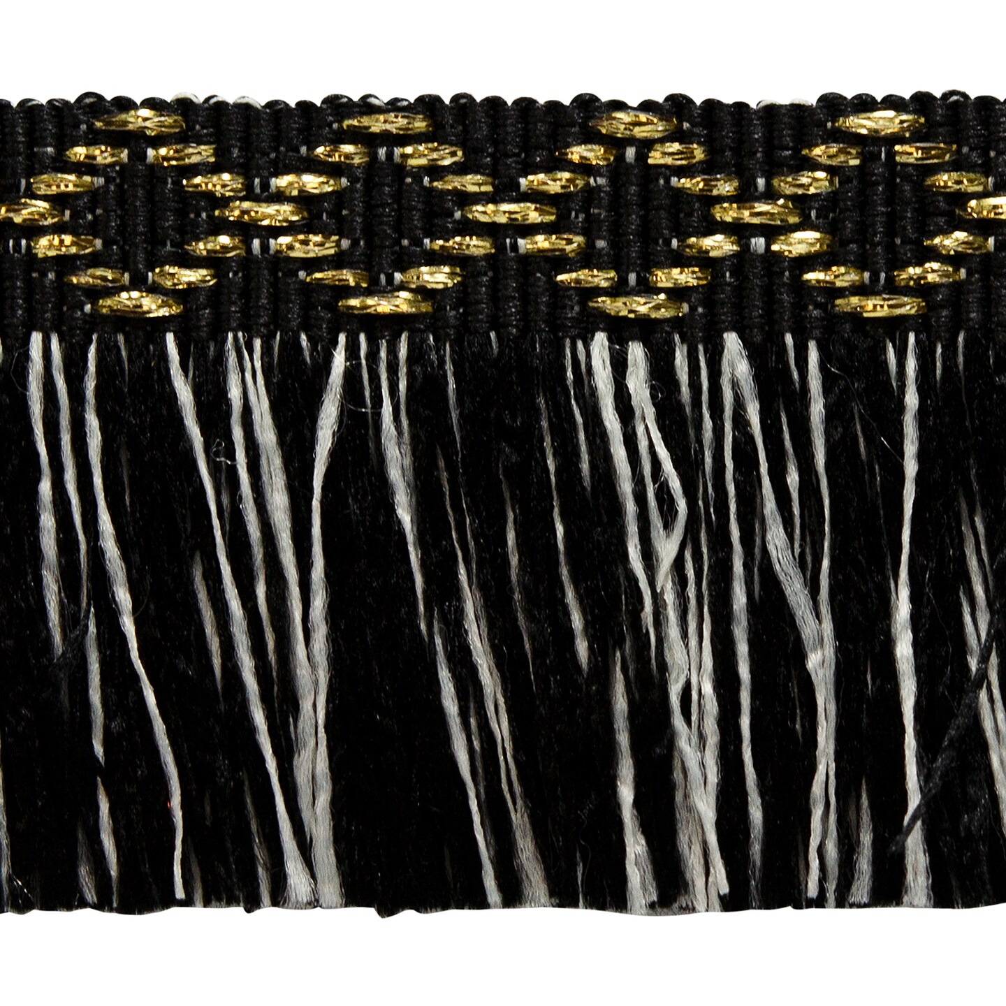 5 yards of Sebastian 1 3/8" Diamond Head Fringe Trim | 5 yard cut