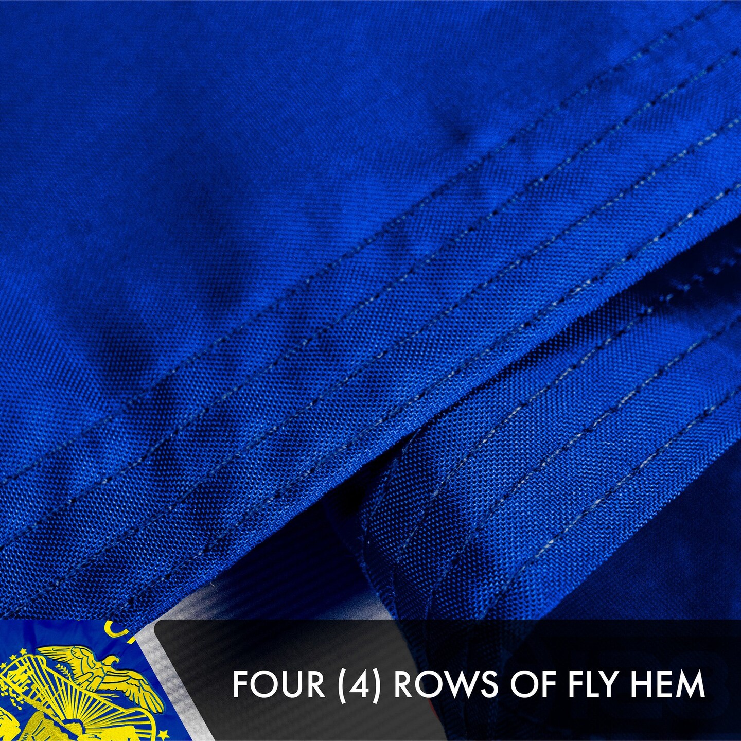 Oregon OR State Flag 3x5 Ft 2-Pack Double-sided Embroidered Polyester By G128