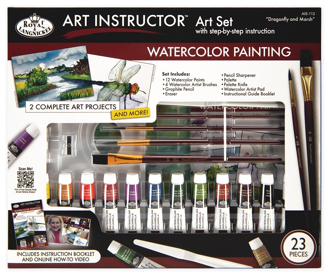 Art Instructor Large Artist Activity Set-Watercolor Paint