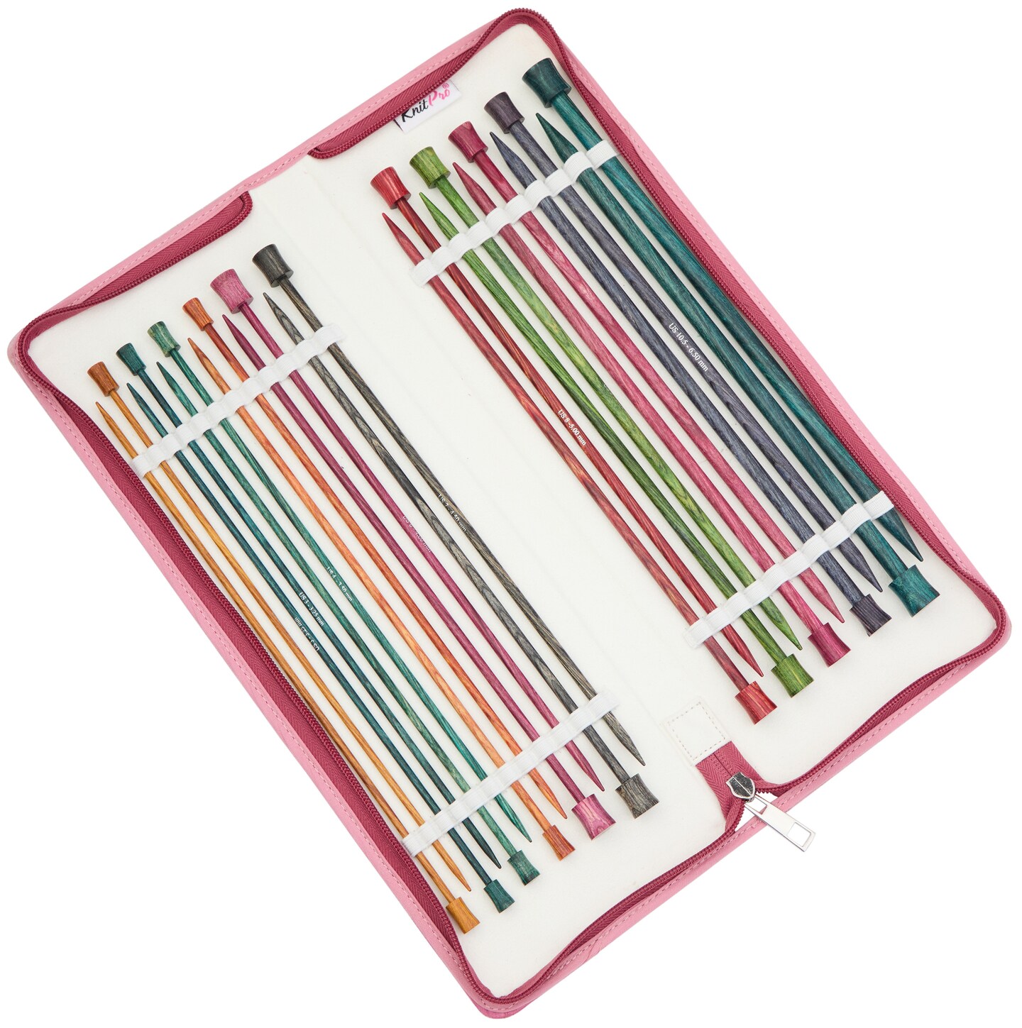 KnitPro-Dreamz Grande Single Point Needle Set 10"-11 Pair - Assorted Sizes