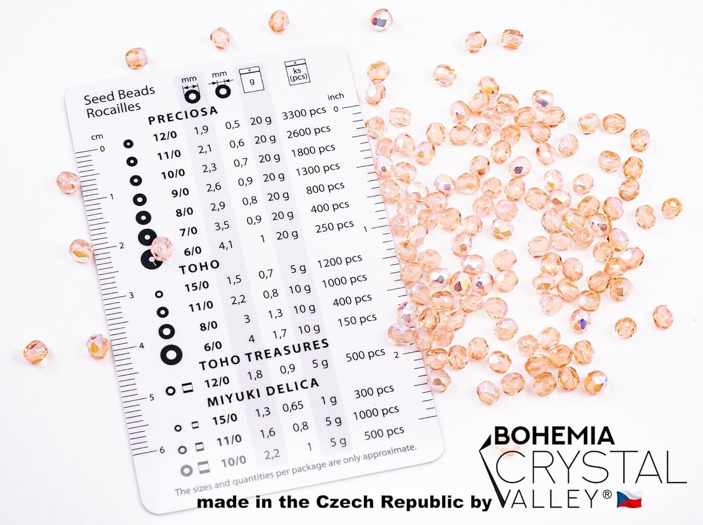 Czech Glass Beads &#x26; Japaneese TOHO Seed Beads for Jewelry Making Set