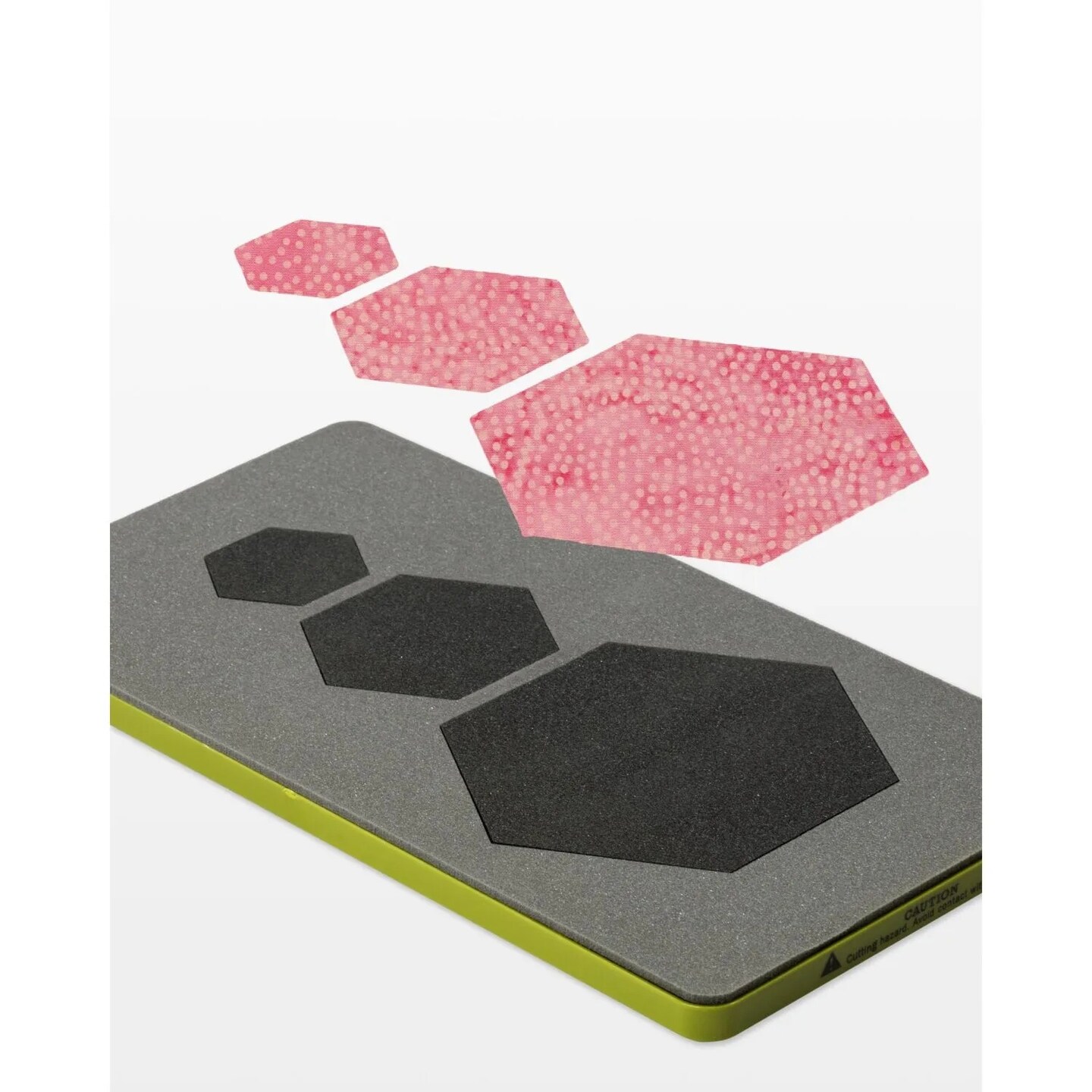 AccuQuilt GO! Hexagon Quilt Die – 3 Sizes for Scrap Quilts & Classic Hexagon Designs