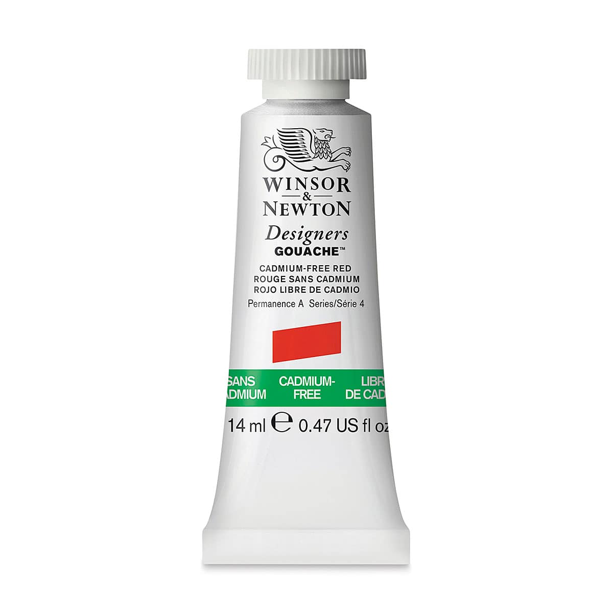 Winsor & Newton Designers Gouache - Cadmium-Free Red, 14 ml tube