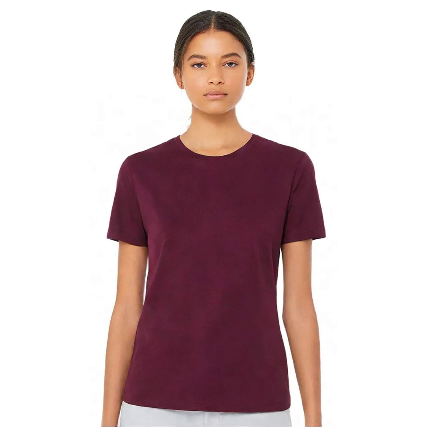 BELLA + CANVAS Women's Relaxed Crewneck Short Sleeve Jersey T-Shirt