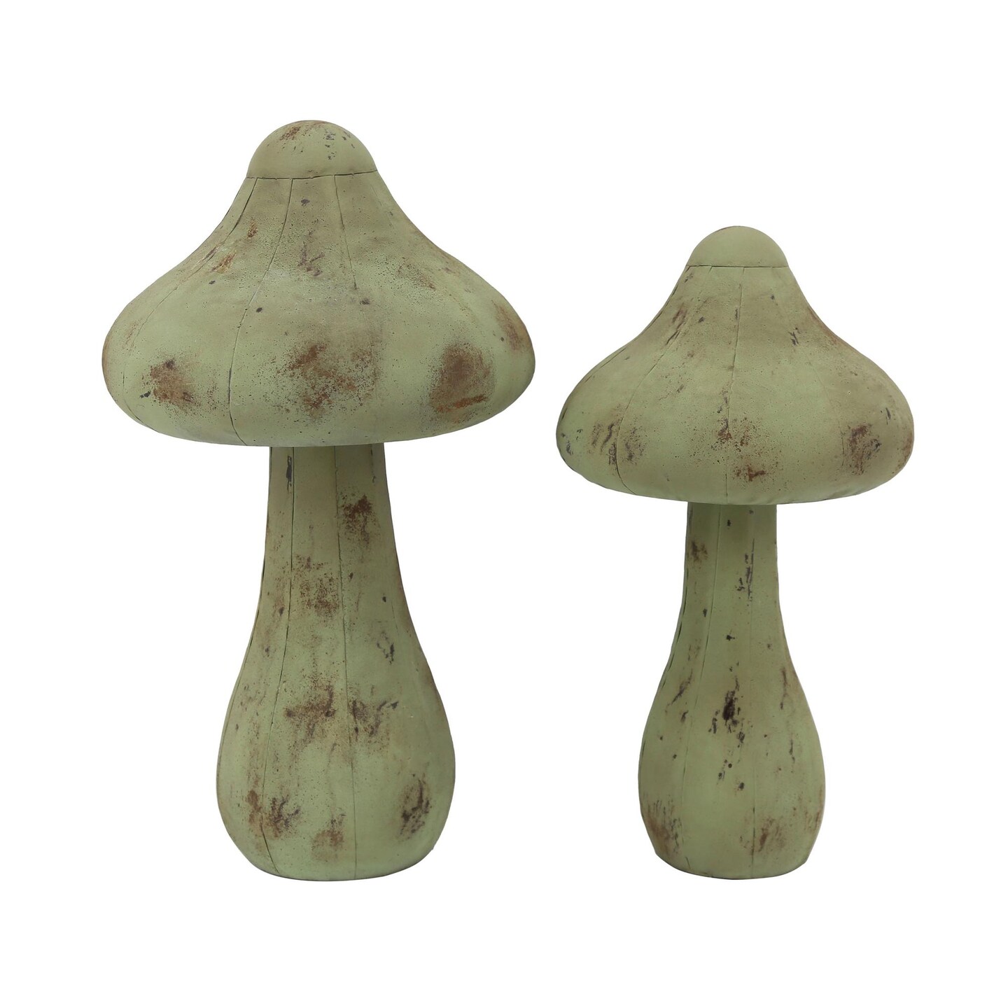 Transpac Oversized Metal Distressed Mushroom Decorative Object for Home ...