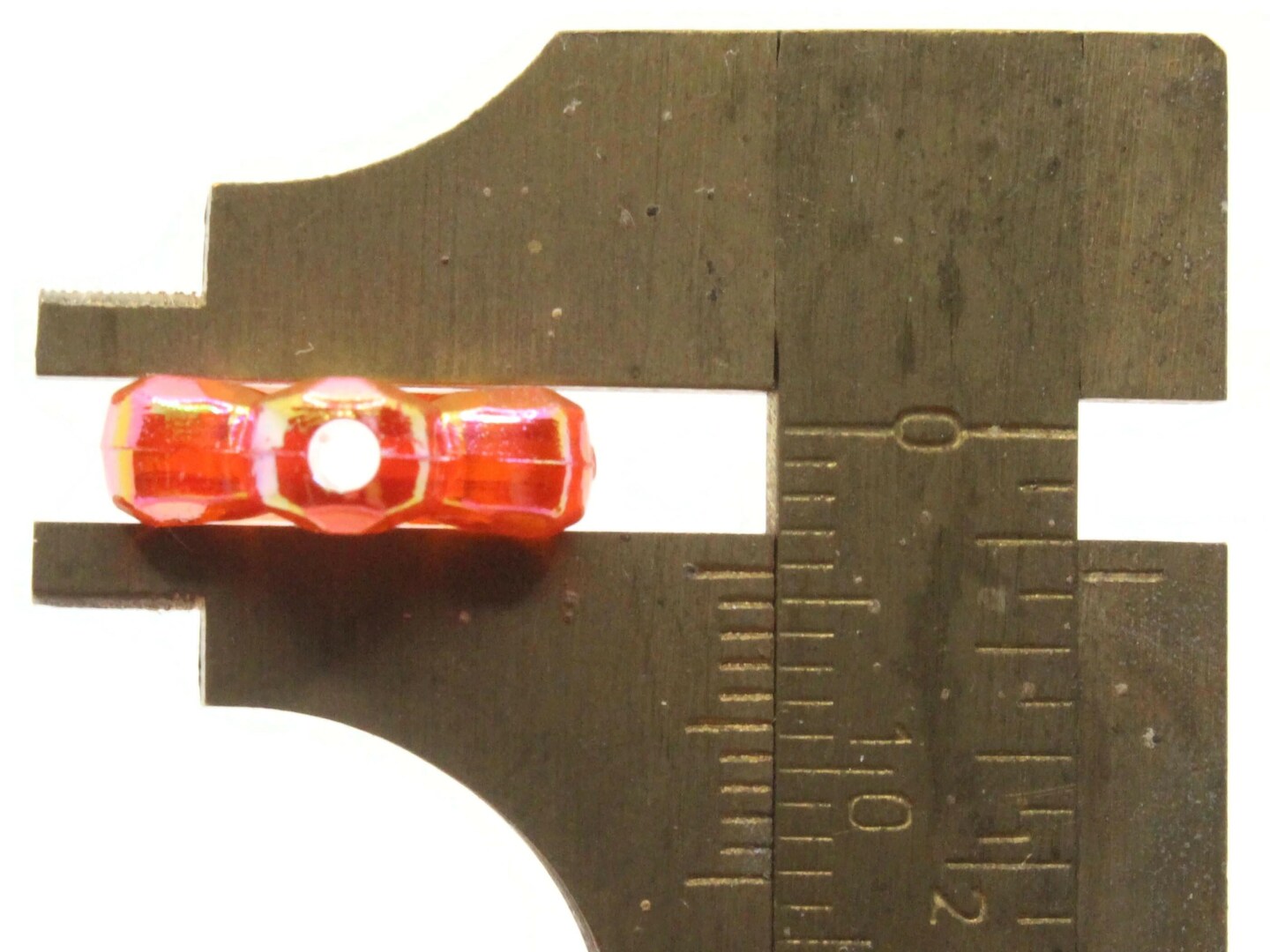 40 14mm Assorted Color Clear Flower Plastic Coin Beads