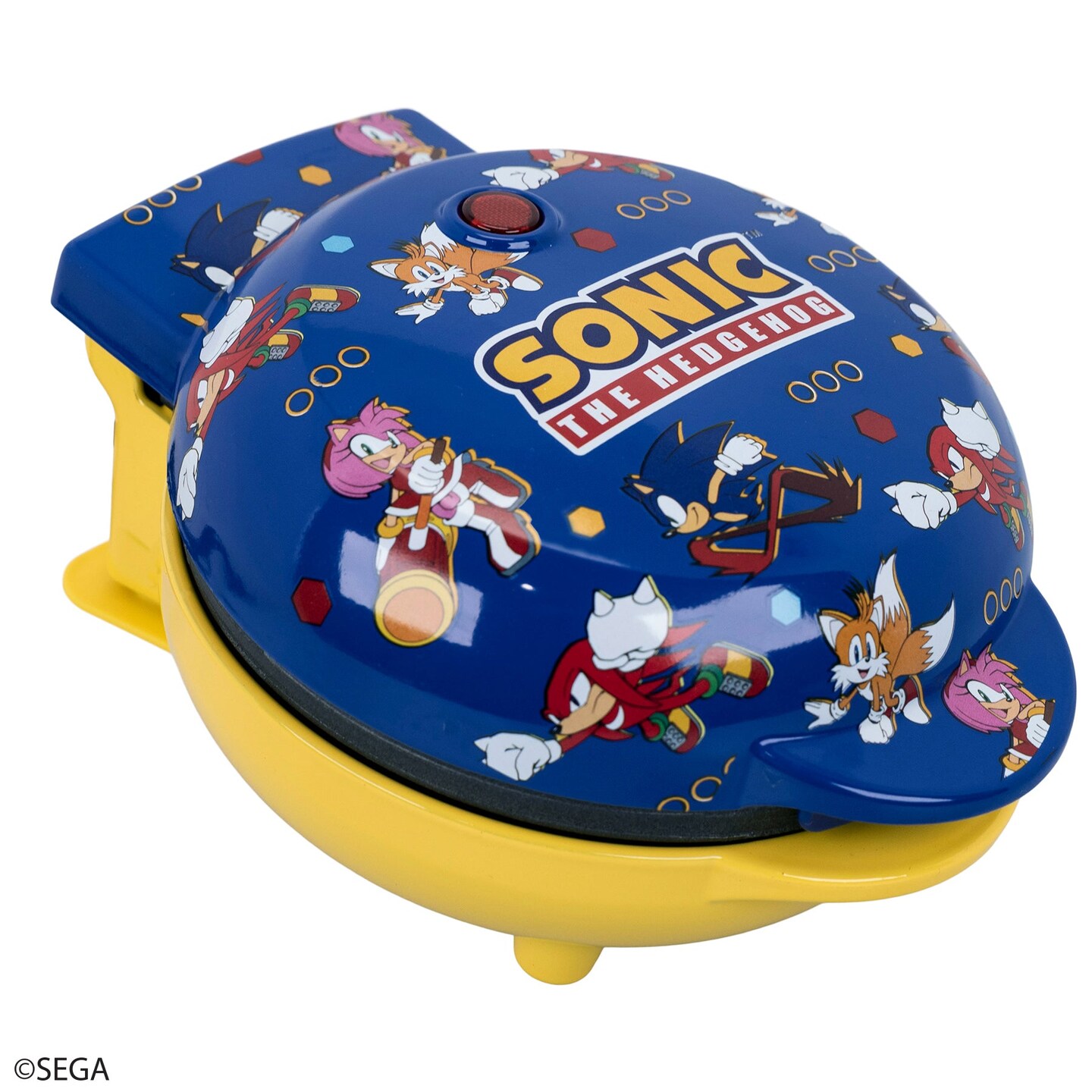 Uncanny Brands Sonic the Hedgehog Mini Waffle Maker