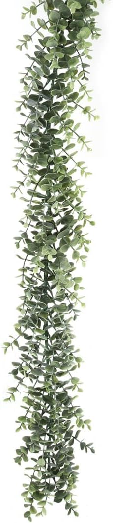 6&#x27; Eucalyptus Garland Faux