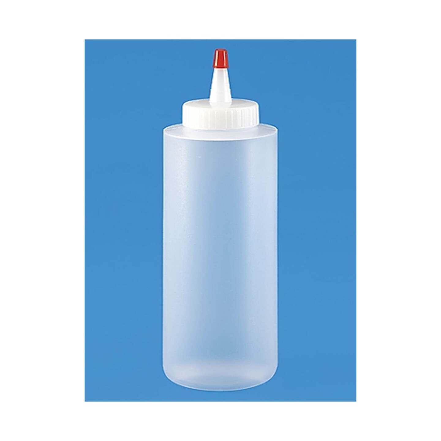 Plastic Squeeze Bottle 12 Ounce LDPE Yorker Cap