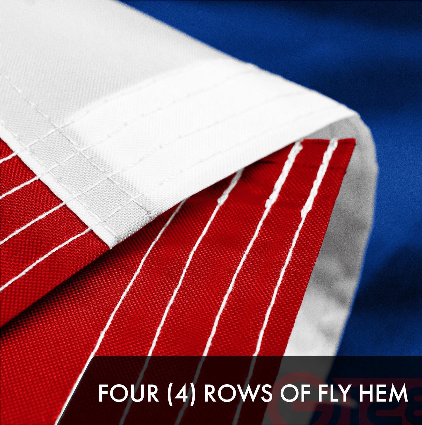G128 Combo Pack: American USA Flag 4x6 Ft &#x26; Puerto Rico Puerto Rican Flag 4x6 Ft | Both ToughWeave Series Embroidered Polyester, Embroidered Design, Indoor/Outdoor, Brass Grommets