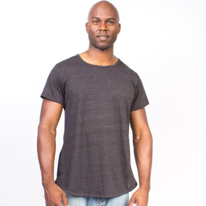 Modern and Stylish Design Curved Hem Tee
