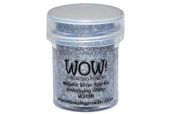 Wow Embossing Powder 15ml, Metallic Silver Sparkle