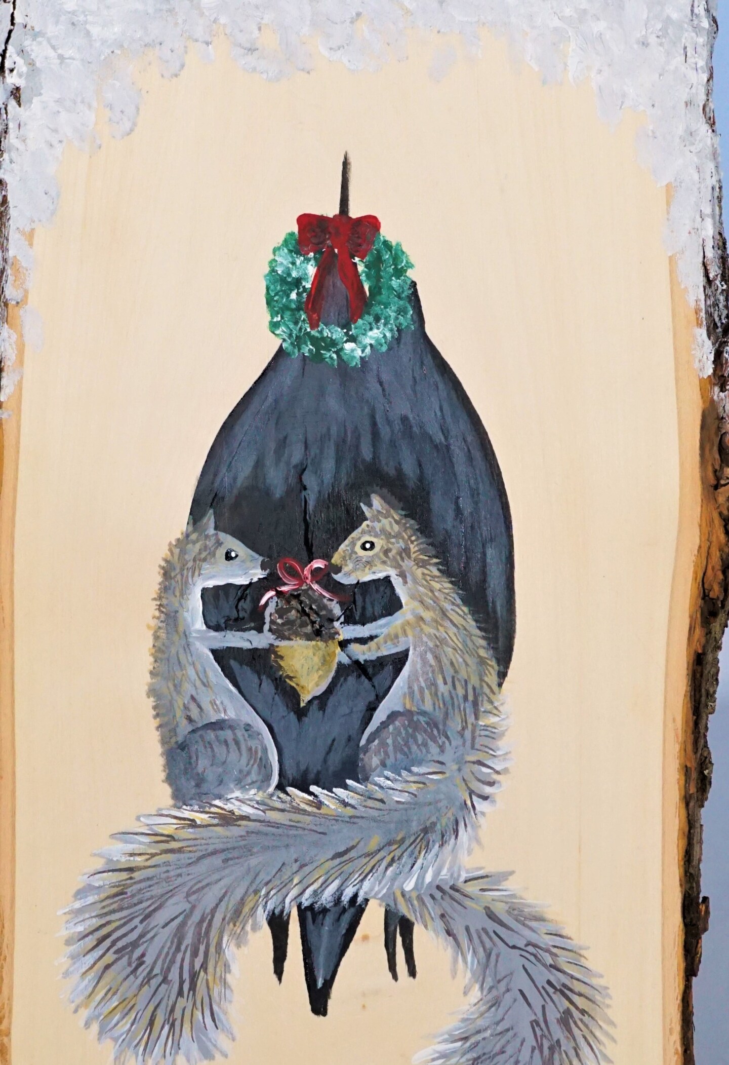 Christmas Paint Kit - Woodland Creatures Acrylic Painting Kit &#x26; Video Lesson, Art Gift Set, Christmas Craft, DIY Craft, Paint At Home