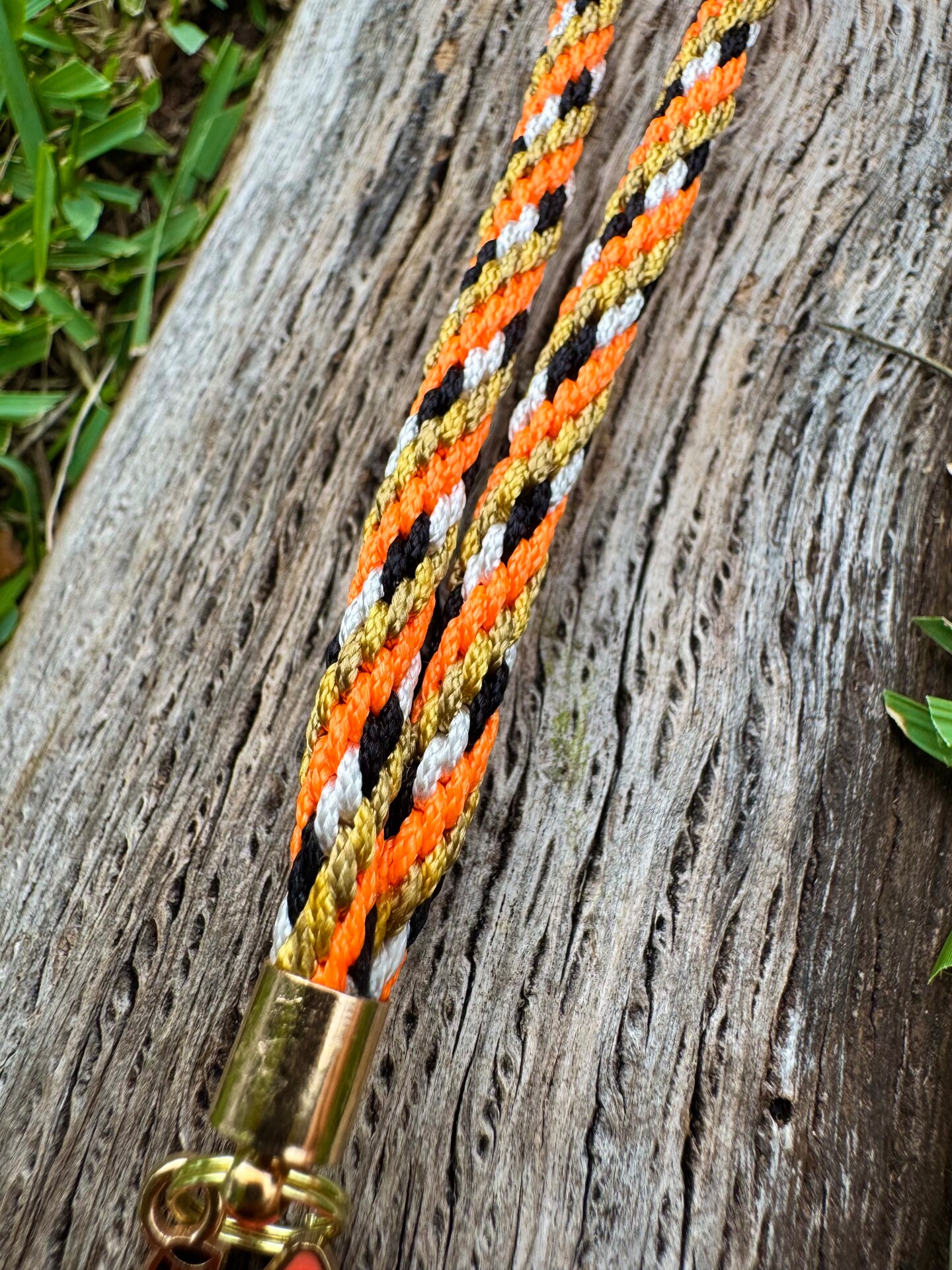 Limited Edition Pumpkin Puss Kumihimo Strap Keychain | MakerPlace