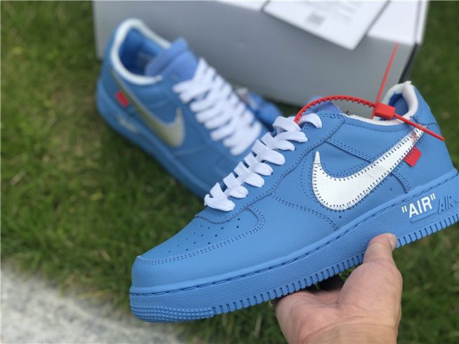 Nike Air Force 1 Low Off-White MCA University Blue | MakerPlace by