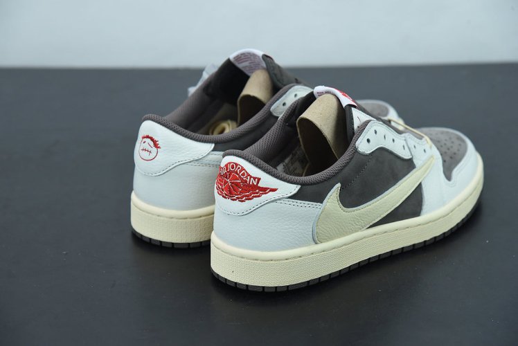 靴 NIKE AIRJORDAN TravisScott Revers Mocha Nike Air Jordan 1 Retro Low OG SP Travis Scott Reverse Mocha