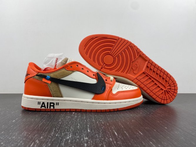 Zach Lavine X Custom Off-White™ X Air Jordan 1 Low “Starfish