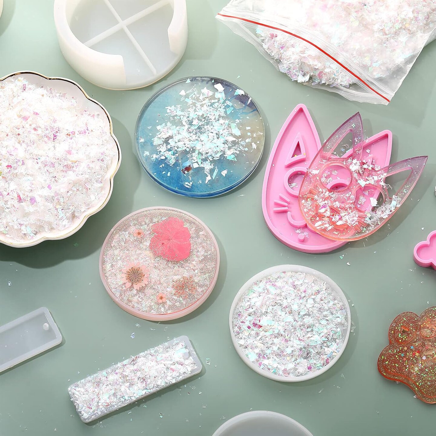 Sparkle Holographic Confetti Iridescent Confetti (Multi-colored)